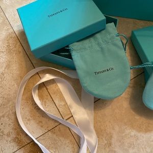 2 Tiffany & Co bags/boxes w/ribbon